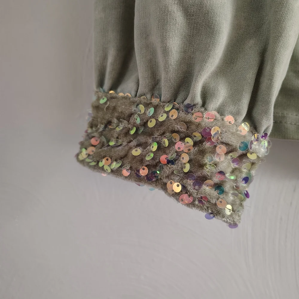 Sequin Trimmed Shacket - Picture 4 of 7